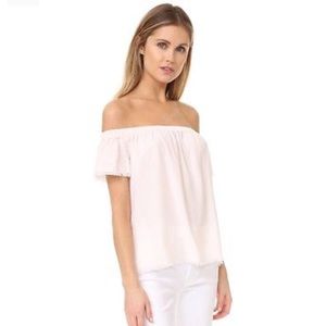 Anthropologie cloth and stone off-shoulder top